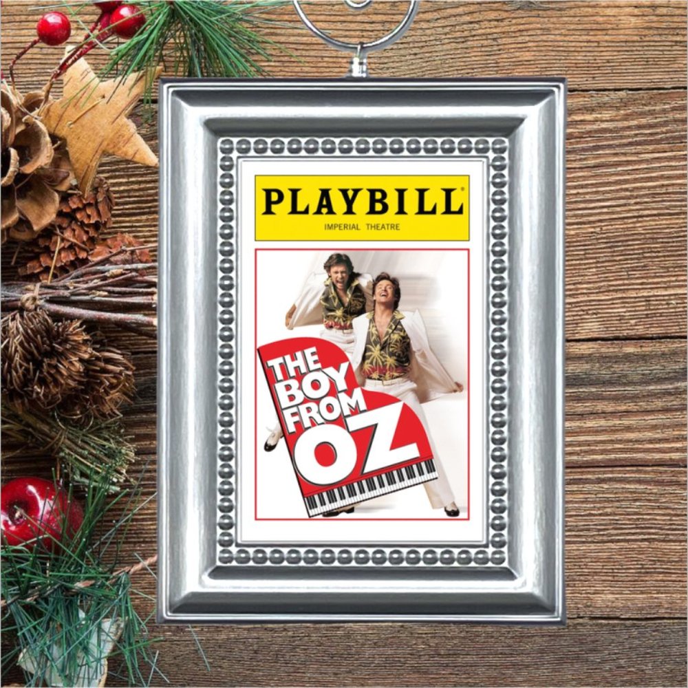 The Boy From Oz Broadway Musical Playbill Christmas Tree Ornament